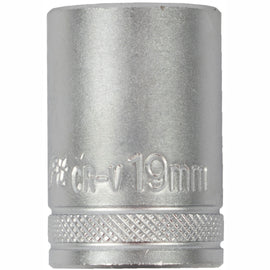 Image of a Tork Craft Socket 19mm X 25.8mm 1/2' Drive CRV 12 Point