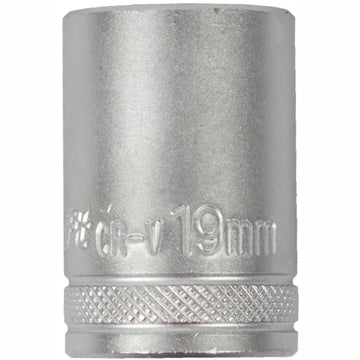 Image of a Tork Craft Socket 19mm X 25.8mm 1/2' Drive CRV 12 Point