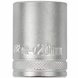Image of a Tork Craft Socket 20mm X 27.8mm 1/2' Drive CRV 12 Point