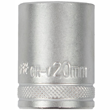 Image of a Tork Craft Socket 20mm X 27.8mm 1/2' Drive CRV 12 Point