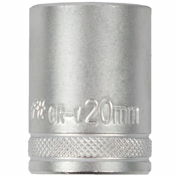 Image of a Tork Craft Socket 20mm X 27.8mm 1/2' Drive CRV 12 Point