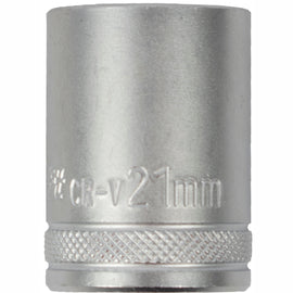 Image of a Tork Craft Socket 21mm X 27.8mm 1/2' Drive CRV 12 Point