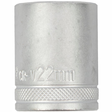Image of a Tork Craft Socket 22mm X 29.8mm 1/2' Drive CRV 12 Point