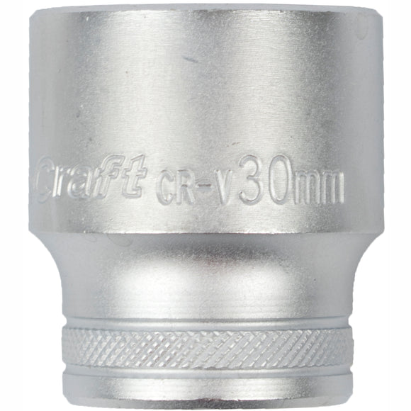 Image of a Tork Craft Socket 30mm X 39.8mm 1/2' Drive CRV 12 Point
