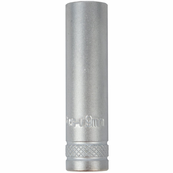 Image of a Tork Craft Socket 9mm 1/4' Dr Deep Socket CRV 12 Point