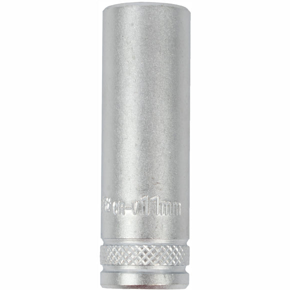 Image of a Tork Craft Socket 11mm 1/4' Dr Deep Socket CRV 12 Point