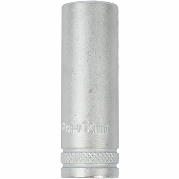 Image of a Tork Craft Socket 12mm 1/4' Dr Deep Socket CRV 12 Point