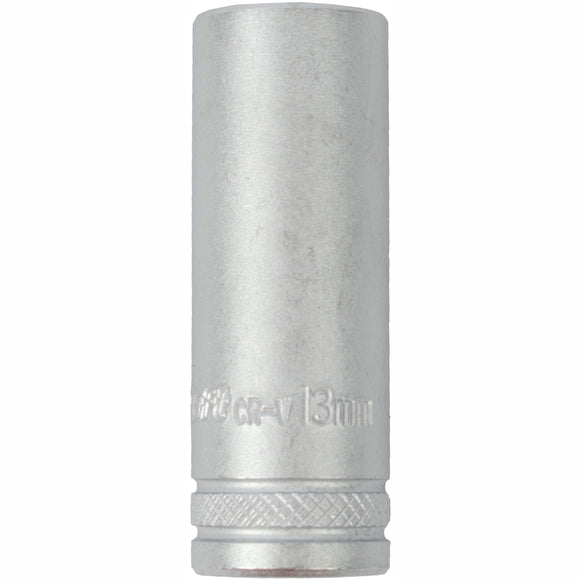 Image of a Tork Craft Socket 13mm 1/4' Dr Deep Socket CRV 12 Point
