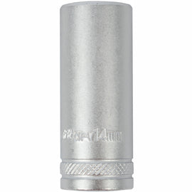 Image of a Tork Craft Socket 14mm 1/4' Dr Deep Socket CRV 12 Point