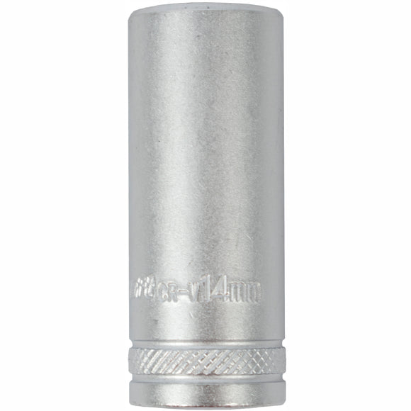Image of a Tork Craft Socket 14mm 1/4' Dr Deep Socket CRV 12 Point