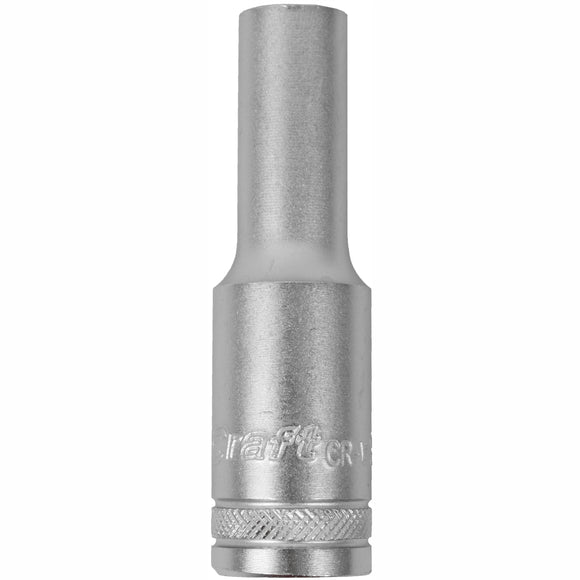 Image of a Tork Craft Socket 8mm 1/2' Dr Deep Socket CRV 12 Point