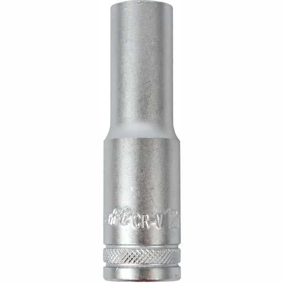 Image of a Tork Craft Socket 12mm 1/2' Dr Deep Socket CRV 12 Point