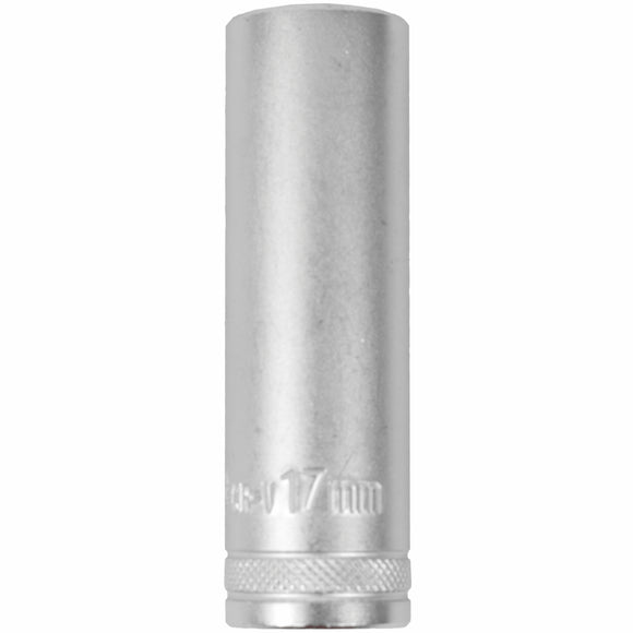 Image of a Tork Craft Socket 17mm 1/2' Dr Deep Socket CRV 12 Point
