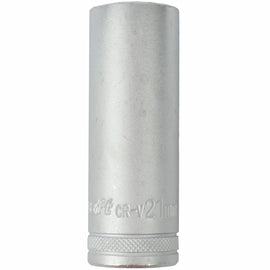 Image of a Tork Craft Socket 21mm 1/2' Dr Deep Socket CRV 12 Point