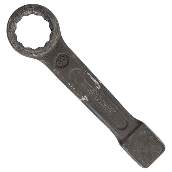 Image of a Tork Craft Slogging Spanner 30mm Ring End CRV