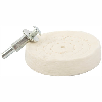 Image of a Tork Craft Cotton Buff 75mm X 6mm Shank