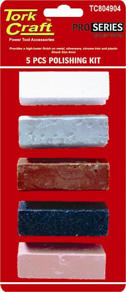 Image of a Tork Craft  Polishing Compound Kit 5pce