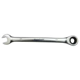 Image of a Tork Craft Combination Ratchet Wrench 10mm Fixed Head Spanner