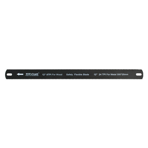 Image of a Tork Craft Hacksaw Blade Flexible Double Edge 300mm X 25mm Carbon Steel TChs001