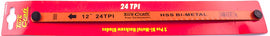 Image of a Tork Craft 2pc Hacksaw Blade Bi-metal 24tx300 Hanging Card