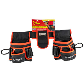 Image of a Tork Craft Tool Pouch Nylon With Belt 14 Pocket + Loops