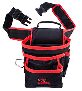 Image of a Tork Craft Tool Pouch Nylon With Belt 5 Pocket + Loops