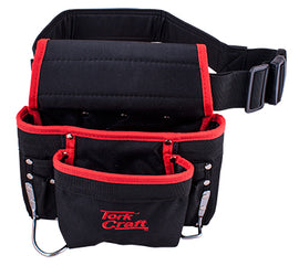 Image of a Tork Craft Tool Pouch Nylon With Belt 8 Pocket + Loops