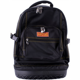 Image of a Tork Craft Tool Backpack Black With Rubber Base 65 X 20 X 40cm Tork Craft