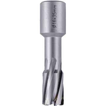 Image of a Tork Craft Annular Hole Cutter TCT 16 X 35mm Weld Shank 19.05mm
