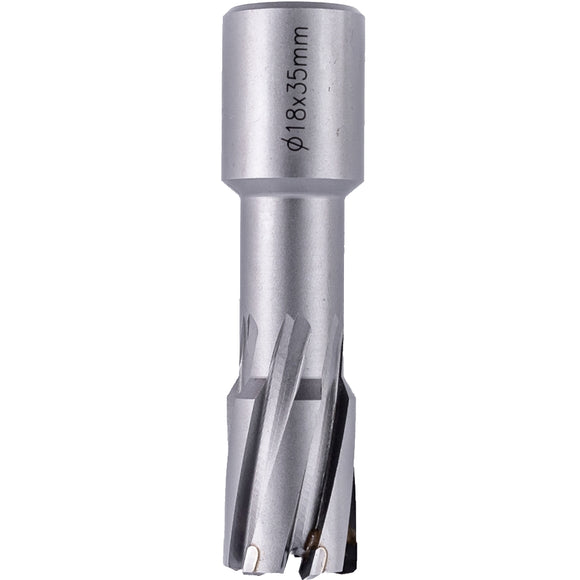 Image of a Tork Craft Annular Hole Cutter TCT 18 X 35mm Weld Shank 19.05mm