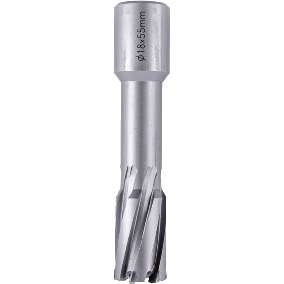 Image of a Tork Craft Annular Hole Cutter TCT 18 X 55mm Weld Shank 19.05mm