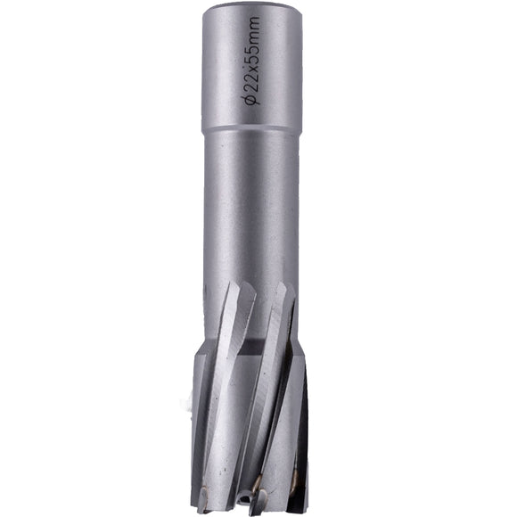 Image of a Tork Craft Annular Hole Cutter TCT 22 X 55mm Weld Shank 19.05mm