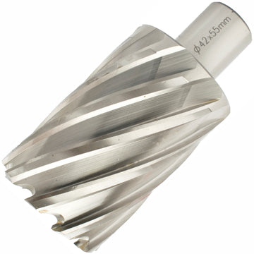 Image of a Tork Craft Annular Hole Cutter HSS 42 X 55mm Weld Shank 19.05mm