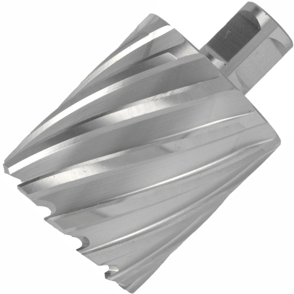 Image of a Tork Craft Annular Hole Cutter HSS 55 X 55mm Weld Shank 19.05mm