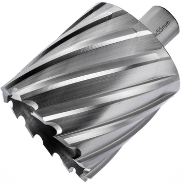 Image of a Tork Craft Annular Hole Cutter HSS 60 X 55mm Weld Shank 19.05mm