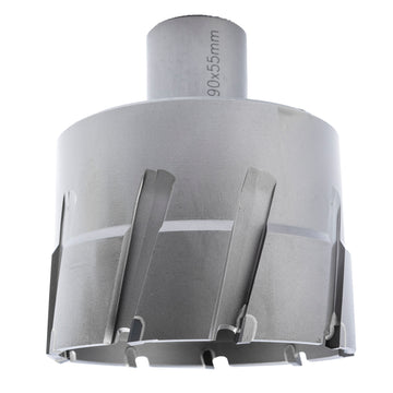 Image of a Tork Craft Annular Hole Cutter TCT 90 X 55mm Weld Shank 31.75mm