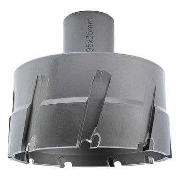 Image of a Tork Craft Annular Hole Cutter TCT 95 X 35mm Weld Shank 31.75mm