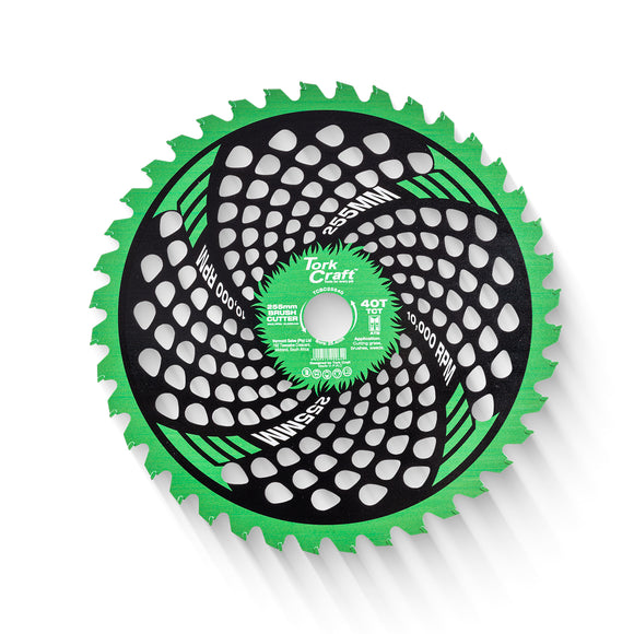 Image of a Tork Craft Blade Brushcutter 255 X 40t 25.4mm Bore TCT