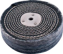 Image of a Tork Craft Colour Buff/ Mop 150mm X 3 Section X 30mm Thick 1/2' Hole