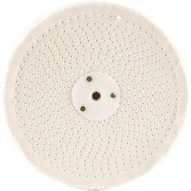Image of a Tork Craft White Buff/ Mop 200mm X 3 Section X 30 Mm Thick 1/2' Hole
