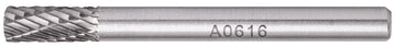 Image of a Tork Craft Rotary Burr Tungsten 6x16x6mm Cylindrical