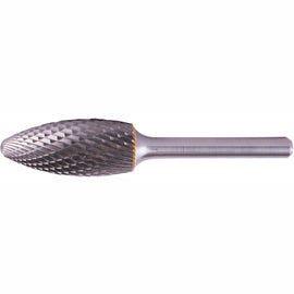 Image of a Tork Craft Rotary Burr Tungsten 16x36x6mm Round Point