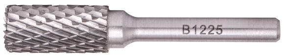 Image of a Tork Craft Rotary Burr Tungsten 12x25x6mm Cyl.w/bottom Cutter