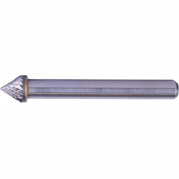 Image of a Tork Craft Rotary Burr Tungsten 8x7x6mm 60 Degree Cone