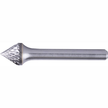 Image of a Tork Craft Rotary Burr Tungsten 12x10x6mm 60 Degree Cone