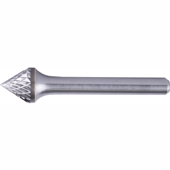 Image of a Tork Craft Rotary Burr Tungsten 12x10x6mm 60 Degree Cone