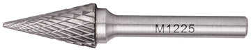 Image of a Tork Craft Rotary Burr Tungsten 12x25x6mm Conical Straight