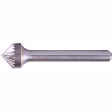 Image of a Tork Craft Rotary Burr Tungsten 12x6x6mm 90 Degree Cone