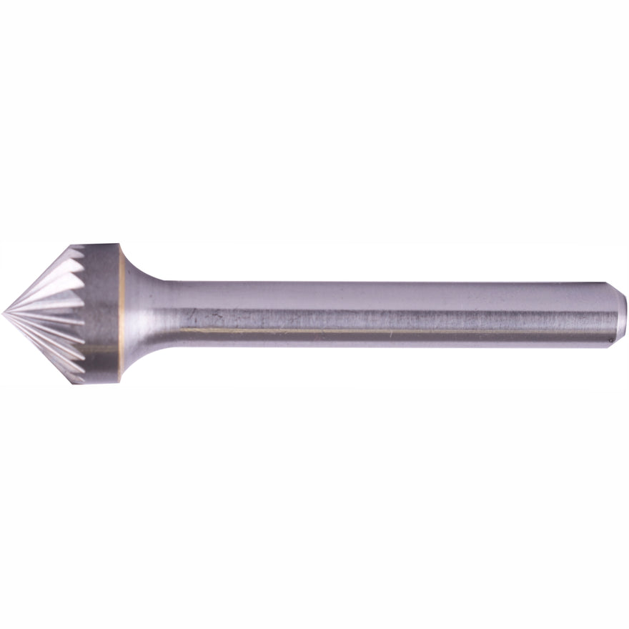 Image of a Tork Craft Rotary Burr Tungsten 12x6x6mm 90 Degree Cone