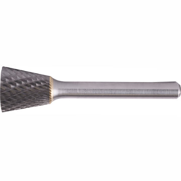 Image of a Tork Craft Rotary Burr Tungsten 16x6x16mm Inverted Cone